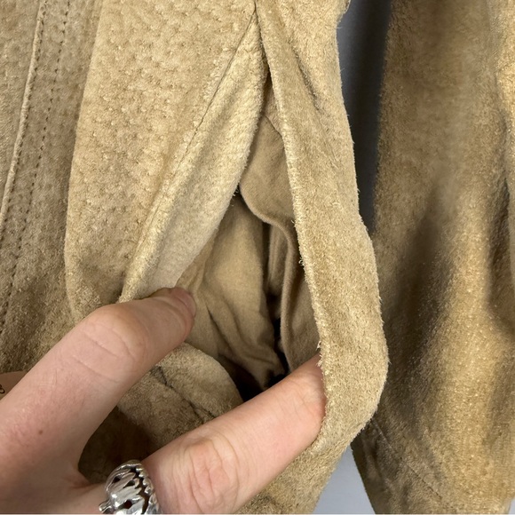 Wilson’s Leather Penny Lane Vintage Suede Quilted Lining Coat - Picture 9 of 10